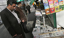 امروز مطبوعات در تبریز به روی پیشخوان نرفت